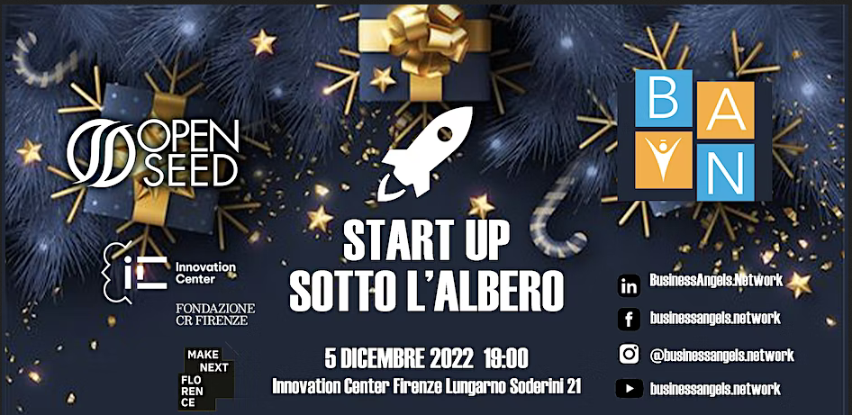 5 Dicembre: Startup sotto l’albero a Firenze